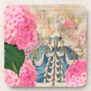Porta-copo Portas copos de Hydrangeas Rosa Marie Antonette