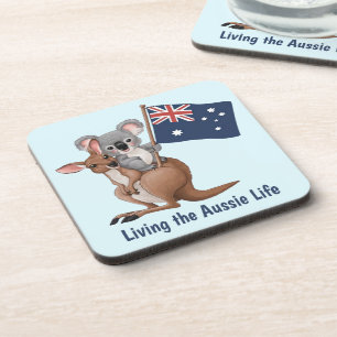Porta-copo Portas copos de Kangaroo e Koala