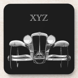 Porta-copo portas copos de monograma personalizadas carro vin
