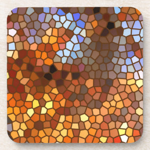 Porta-copo Portas copos de mosaicos do outono
