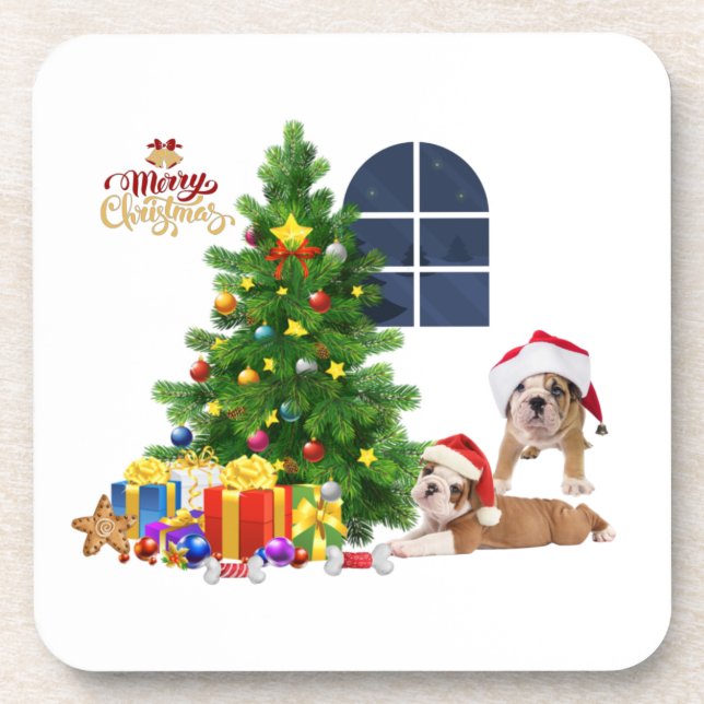 Porta-copo Portas copos de Natal (Frente)