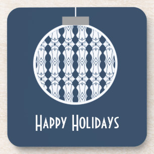 Porta-copo Portas copos de ornamento de Deco de Arte Azul