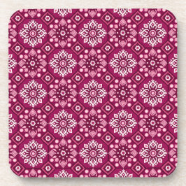 Porta-copo Portas copos de padrão floral Elegante Boho - Conj