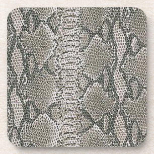 Porta-copo Portas copos de Pele Cobra Silver