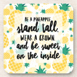 Porta-copo Portas copos de plástico de abacaxi com rolha de a