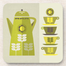 Portas copos de Pote de café do meio século