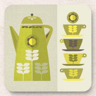 Porta-copo Portas copos de Pote de café do meio século