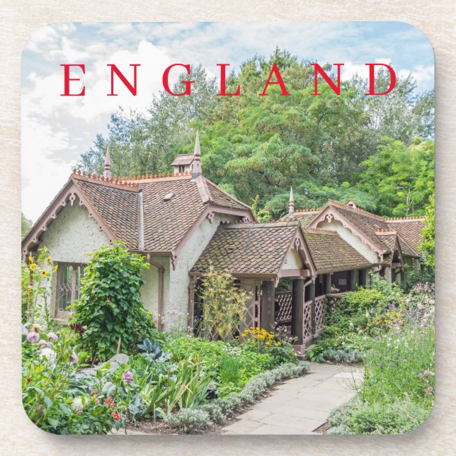 Porta-copo Portas copos de visão de campo em inglês (Frente)