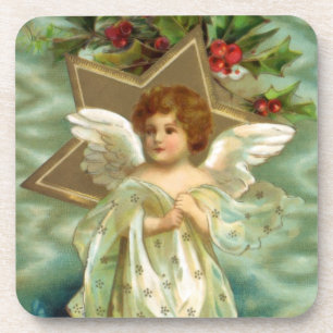 Porta-copo Portas copos do anjo do natal vintage