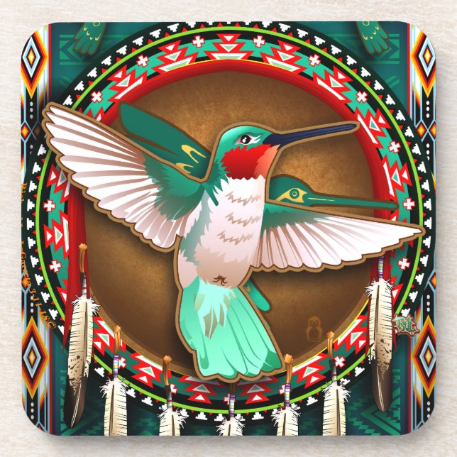 Porta-copo portas copos do colibri (Frente)