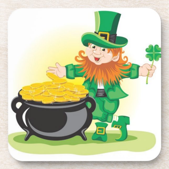 Porta-copo Portas copos do Dia de São Patrício ajustadas (Frente)