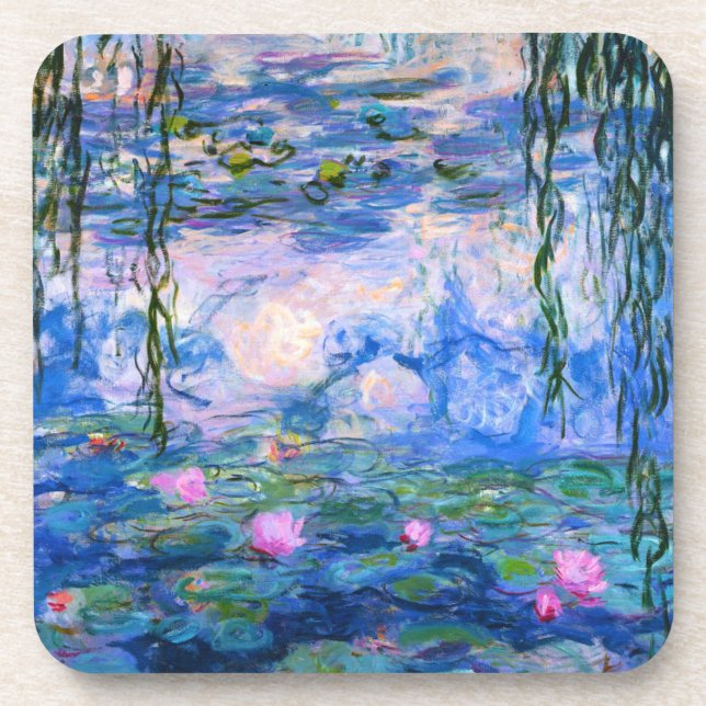Porta-copo Portas copos dos lírios de água de Monet (Frente)