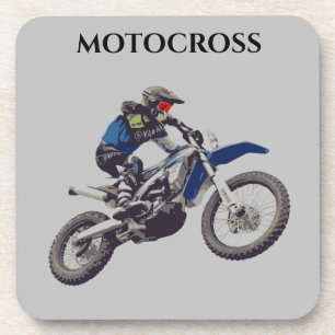 Porta-copo PORTAS COPOS MOTOCROSS com dorso de cortiça defin