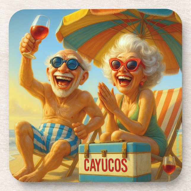 Porta-copo portas copos "OS CAYUCOS PARA CRIANÇAS LEGAL". (Frente)