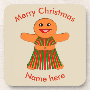 Porta-copo Portas copos Personalizadas de Mulher Gingerbread