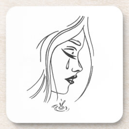 Porta-copo Portas copos tristes da menina