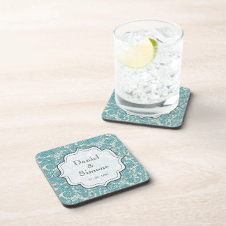 Porta-copo Portas copos Wedding personalizadas Paisley de