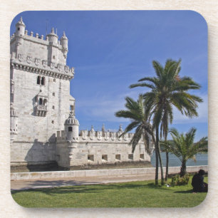 Porta-copo Portugal, Lisboa. Torre de Belém, um Patrimônio Mu