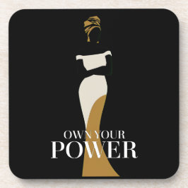 Porta-copo Possuir seu poder: um retrato da confiança e da gr