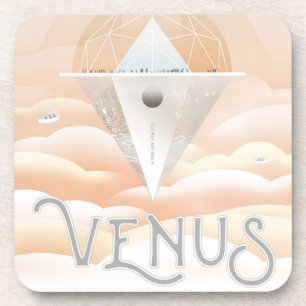 Porta-copo Poster De Espaço Retroativo No Sistema Solar