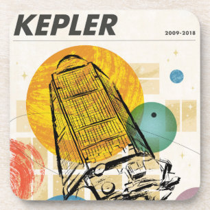 Porta-copo Poster do telescópio espacial Kepler.