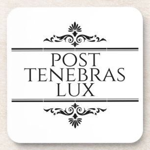 Porta-copo Posto Tenebras Lux