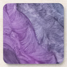 Pousa- copos Abstratos - Redemoinho Roxo Texturiza