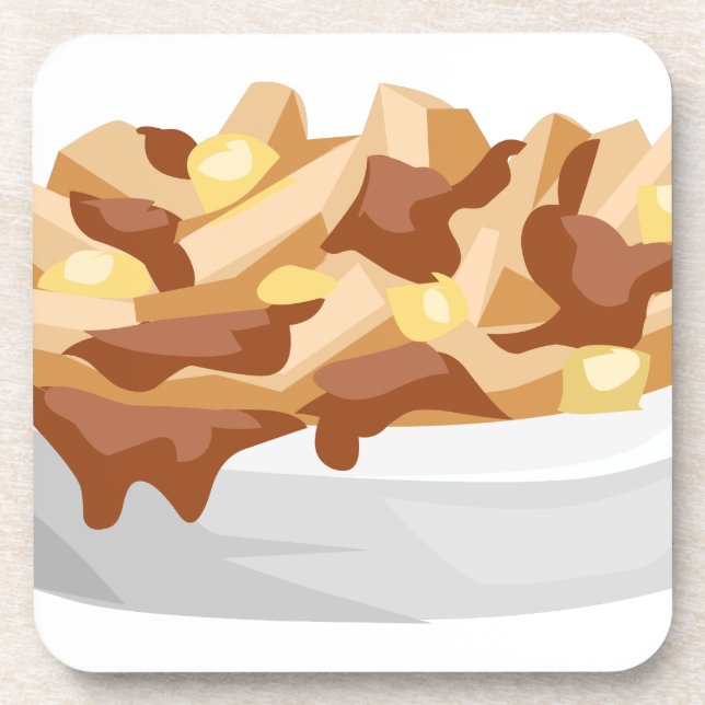 Porta-copo poutine (Frente)