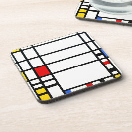 Porta-copo Praça de Tralgar - Piet Mondrian - Arte Moderna
