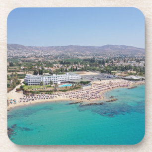 Porta-copo Praia da Corallia e Paphos do hotel