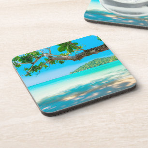Porta-copo Praia Tropical