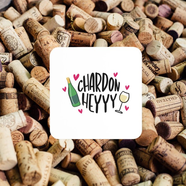 Porta-copo Pré-ppy Chardonnay Engraçado Coaster (Criador carregado)