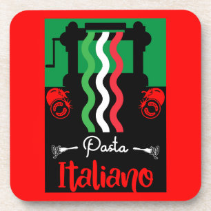 Porta-copo Presente clássico de cozinha de massa italiana