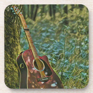Porta-copo Presente de aniversário guitarrista