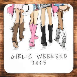 Porta-copo Presente de Botas de Cowboy para Fim de Semana das