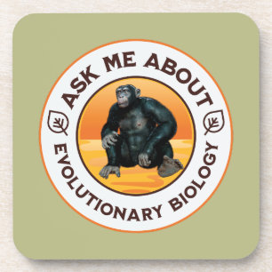 Porta-copo Presente de Humor de Evolução para Professor de Bi