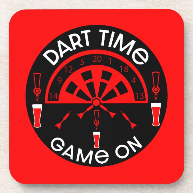 Porta-copo Presente de Jogo de Dartboard (Frente)