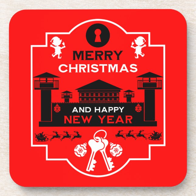 Porta-copo Presente de Natal para Presídio (Frente)