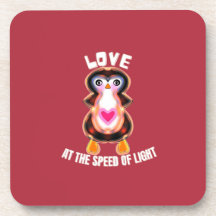 Presente de Pinguim Amor à Velocidade da Luz