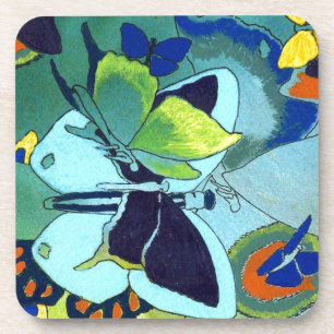 Porta-copo Presente mosaico borboleta