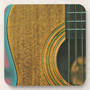 Porta-copo Presente para guitarrista músico