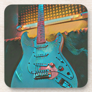 Porta-copo Presente para marido guitarrista