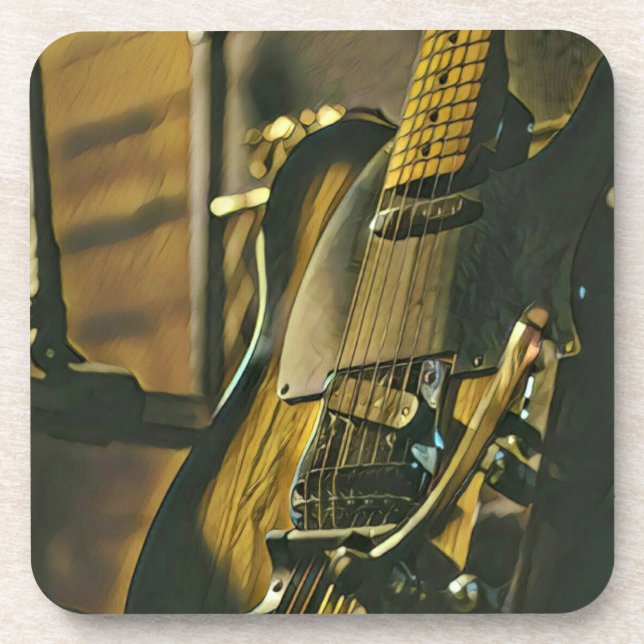 Porta-copo Presente para namorado guitarrista (Frente)
