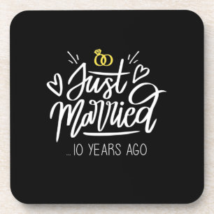 Porta-copo Presentes de Casamento   10.o Aniversário de Casam