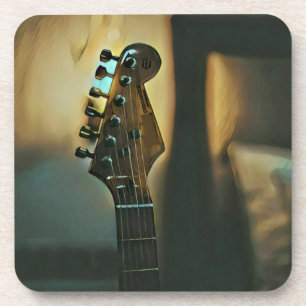 Porta-copo Presentes de guitarra vindimada