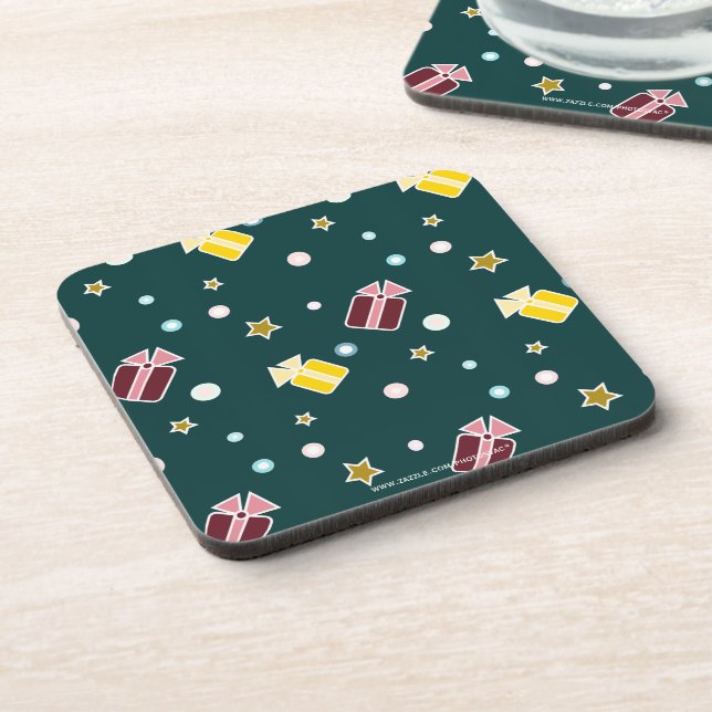 Porta-copo Presentes de Natal (Left Side)