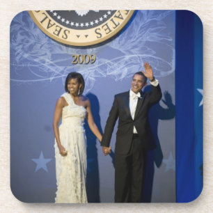 Porta-copo Presidente Barack & Michele Obama