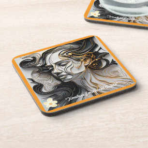 Porta-copo "Preto e Branco Emotivo"