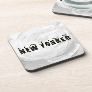 Porta-copo Preto original do New Yorker