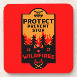 Porta-copo Prevenção contra incêndios florestais